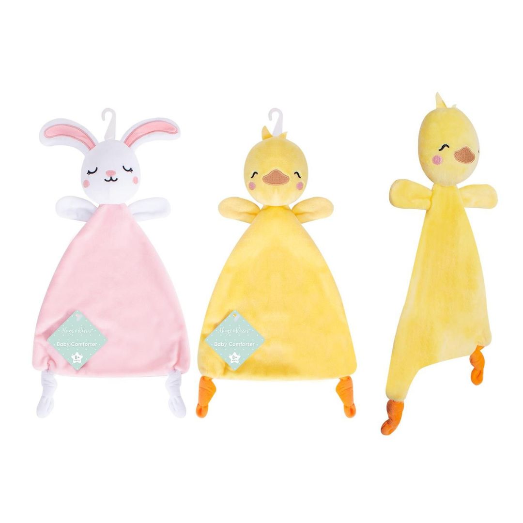 First Steps Plush Animal Comforter - 2 Assorted Designs